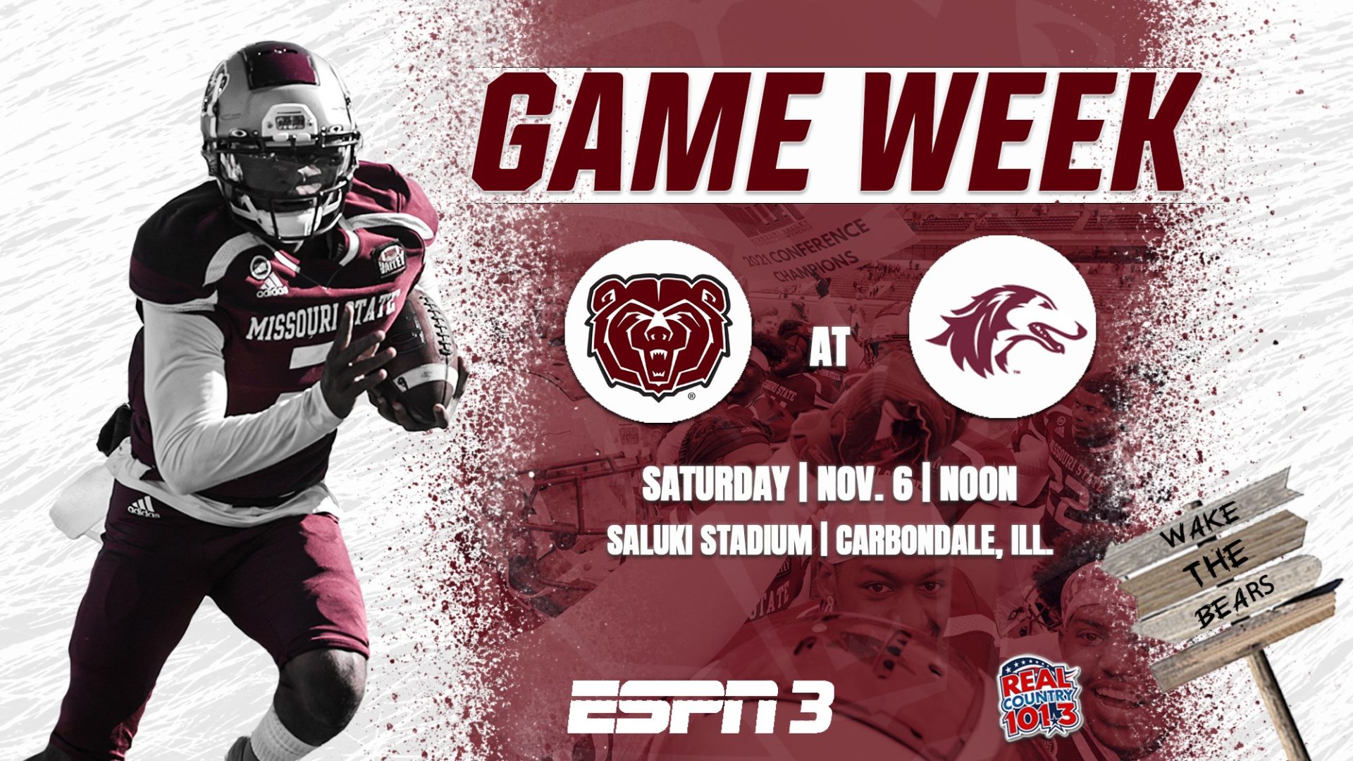 Week 4: Bears Start Valley Play at No. 10 SIU - Missouri State