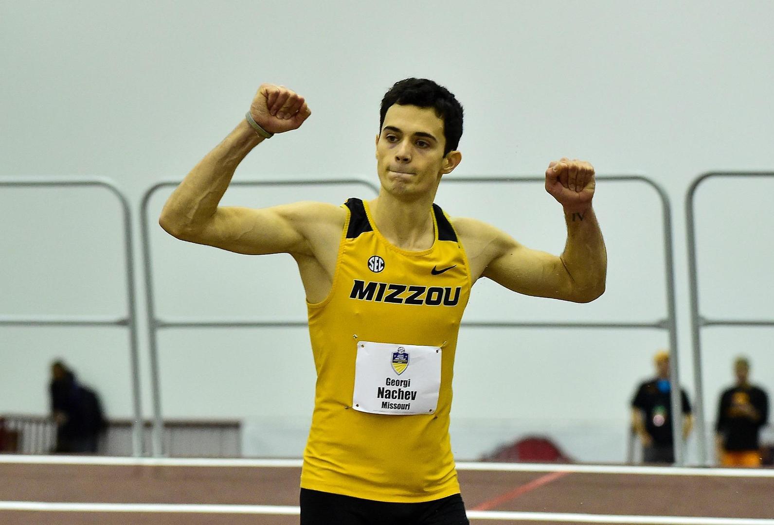 Georgi Nachev
Mizzou Tigers at SEC Indoor Championships in College Station, TX. on Saturday, February 26, 2022. 
(Photo by Jeff Curry)