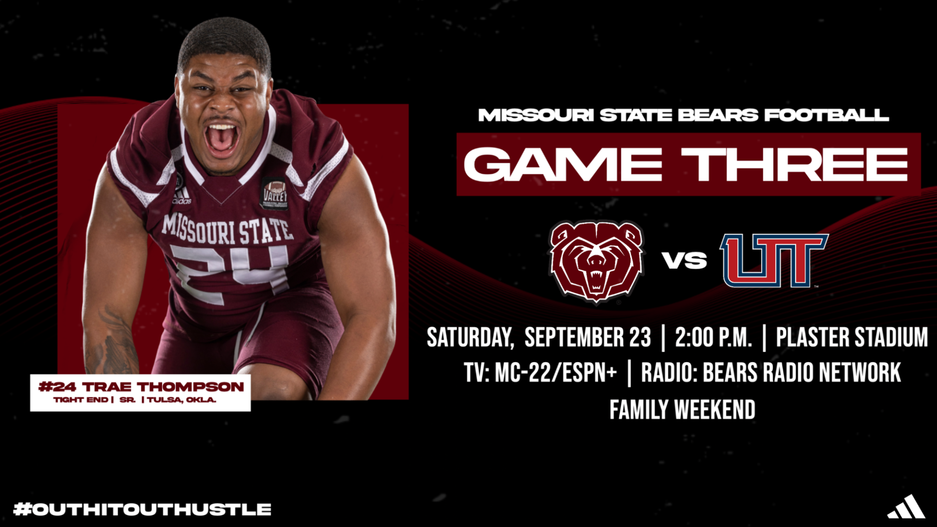 Home Opener! Bears Host Utah Tech Saturday at Plaster - Missouri State