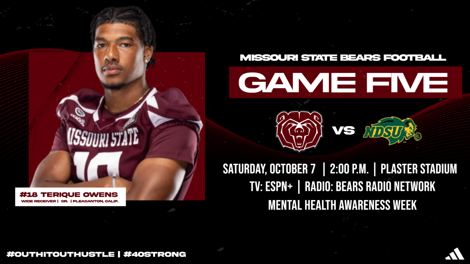 Missouri State WR Terique Owens Vs Utah Tech: 