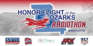 2026 honor flight of the ozarks radiothoin logo