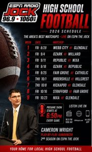 hs football schedule promo
